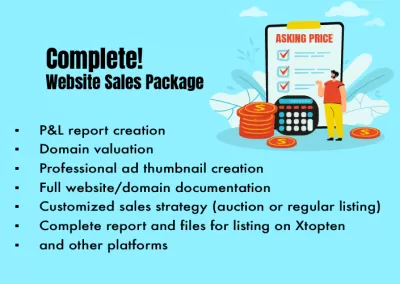 Complete Website Sales Package