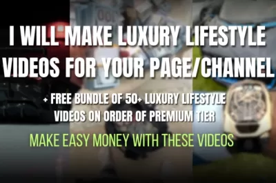 create luxury lifestyle YouTube videos for your YouTube channel